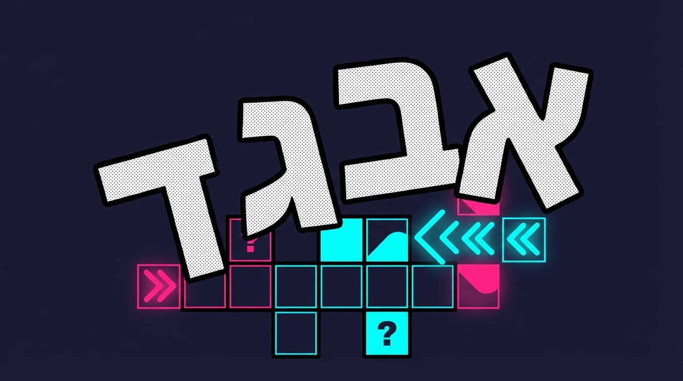 Playing Word Games in Hebrew: The Beautiful Chaos of Right-to-Left